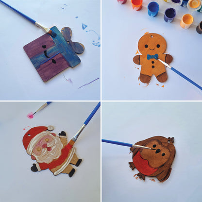 Kitchen Buddies Christmas Cutie Baubles Kids Painting Set 4+
