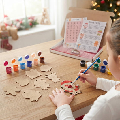 Kitchen Buddies Christmas Cutie Baubles Kids Painting Set 4+