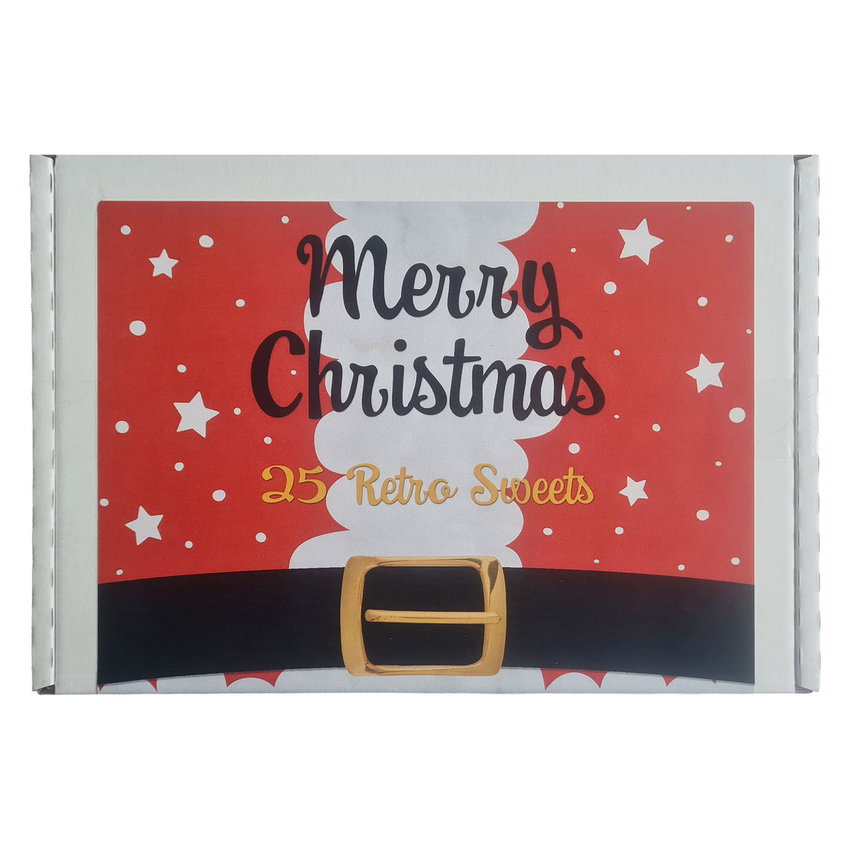 Christmas Retro Sweets Gift Box 25pc, Letterbox Candy Hamper