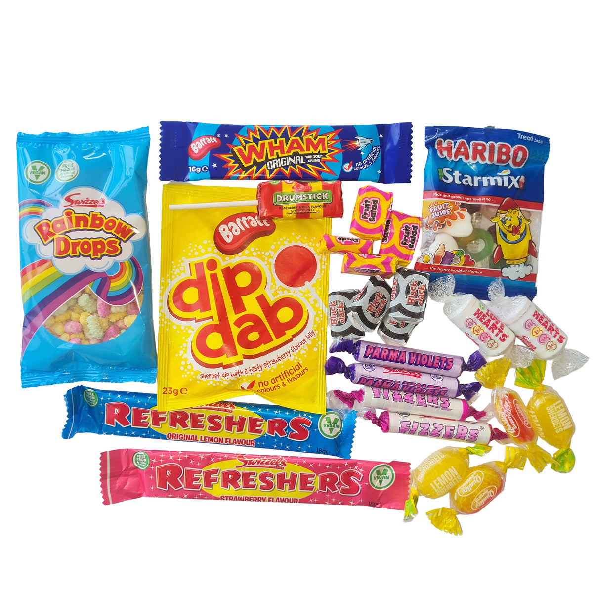 Prescription Retro Sweets Gift Box 25pc, Letterbox Candy Hamper