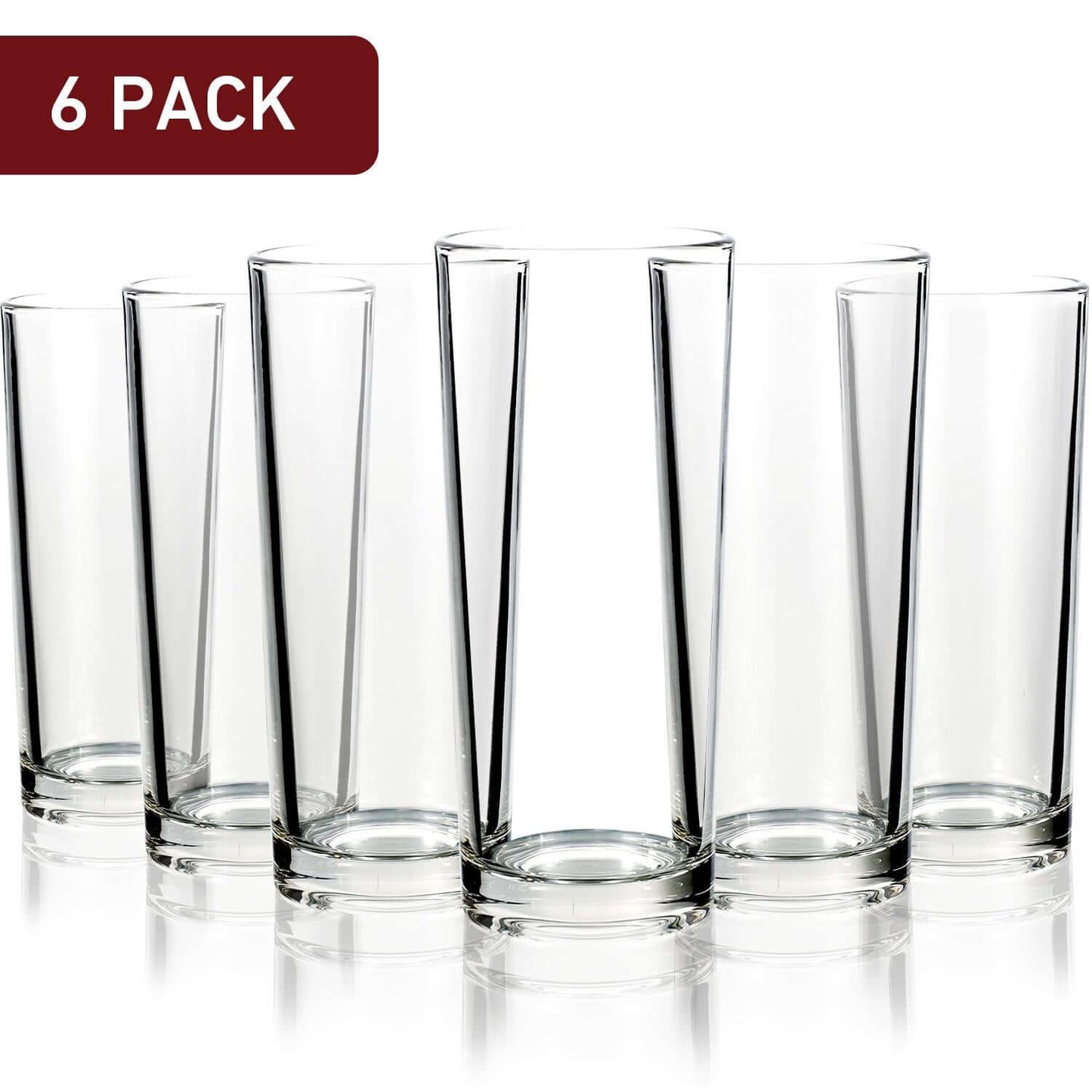 Pack of 6 Vinsani HiBall Glasses