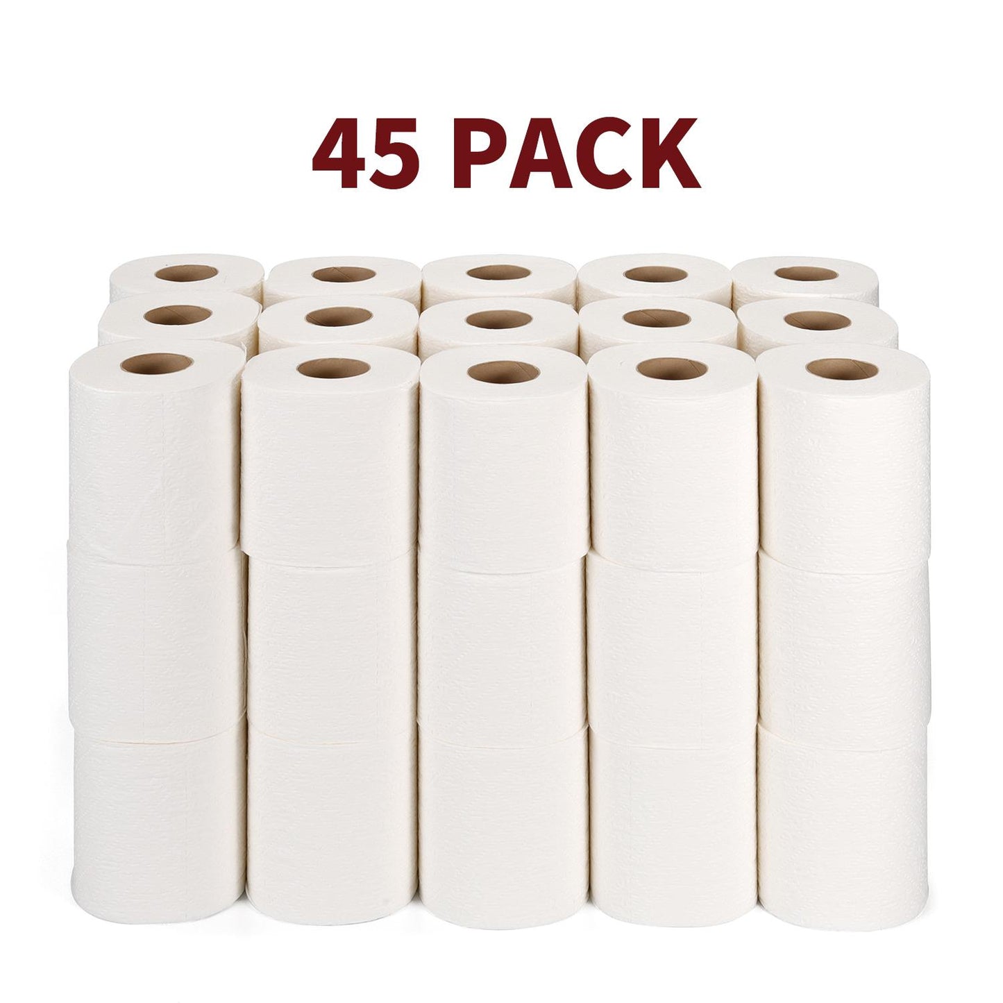 VINSANI BAMBOO TOILET ROLLS Pack of 45