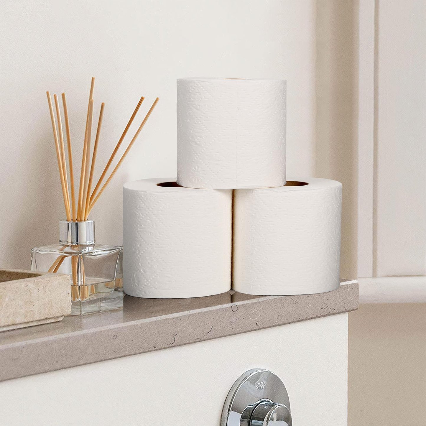 VINSANI BAMBOO TOILET ROLLS Pack of 45