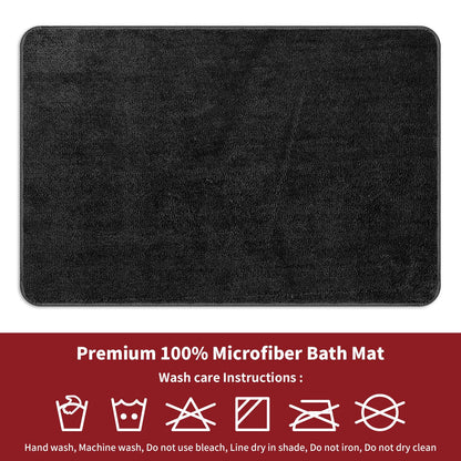 VINSANI BATH MAT 50X80cm DARK GREY