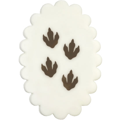 4pc Dinosaur Fossils & Footprints Stencil Set