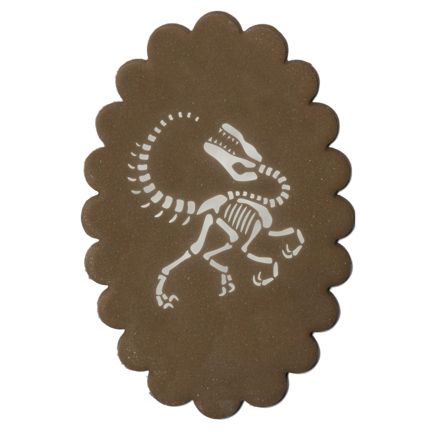 4pc Dinosaur Fossils & Footprints Stencil Set