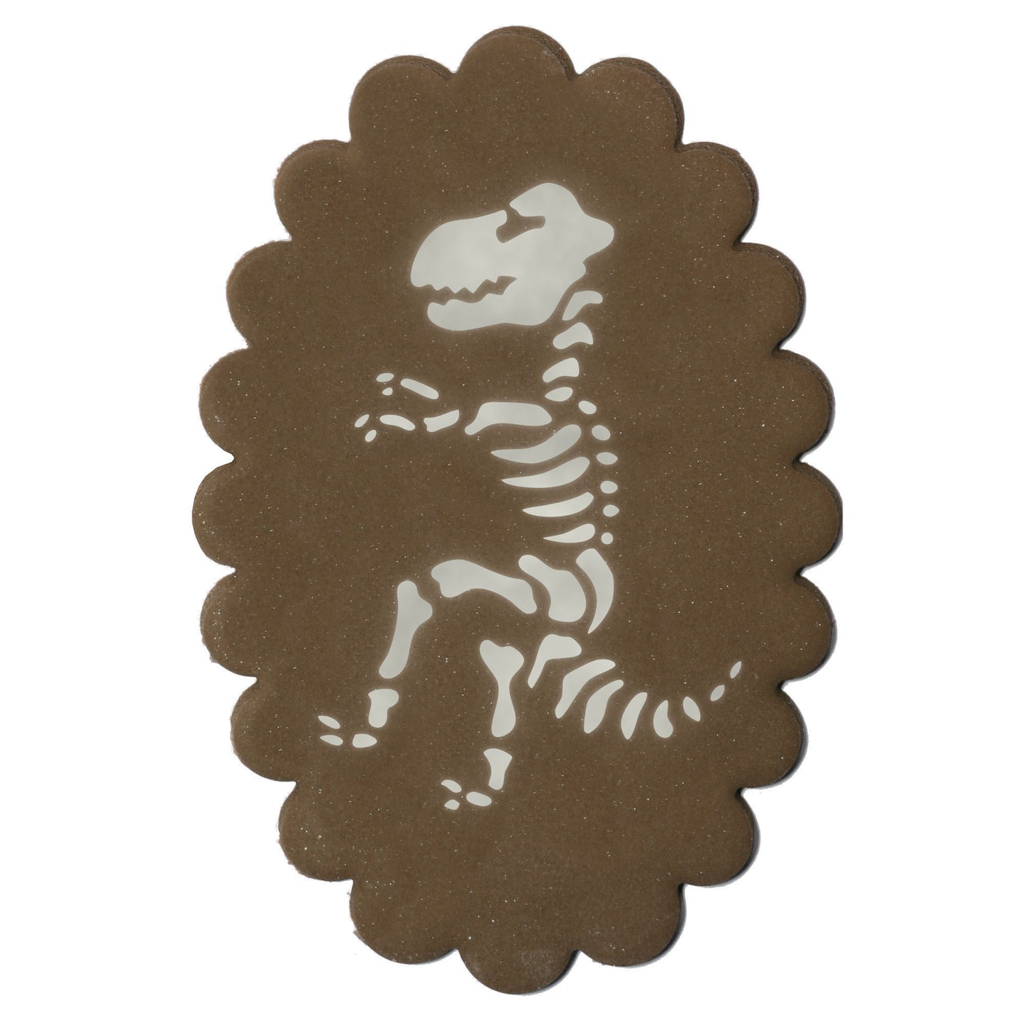 4pc Dinosaur Fossils & Footprints Stencil Set