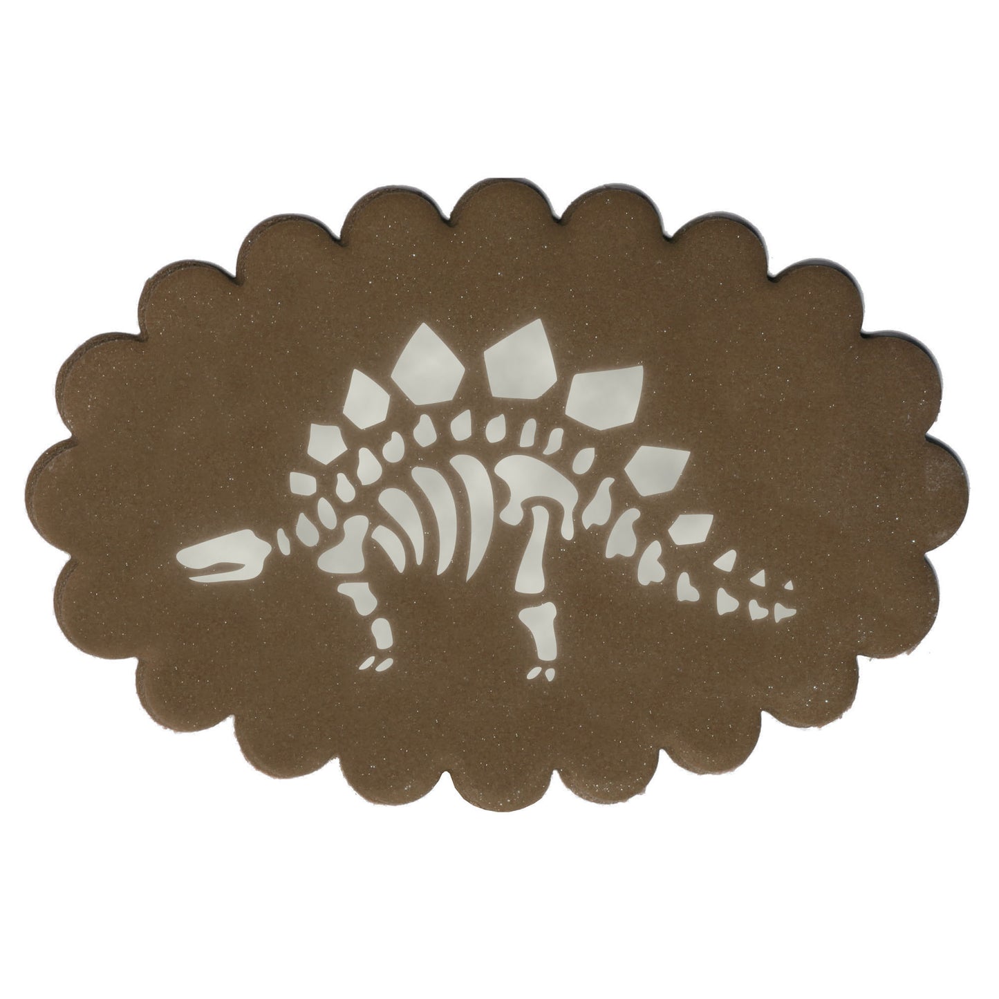 4pc Dinosaur Fossils & Footprints Stencil Set