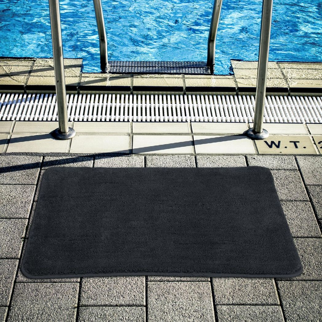 VINSANI BATH MAT 50X80cm DARK GREY