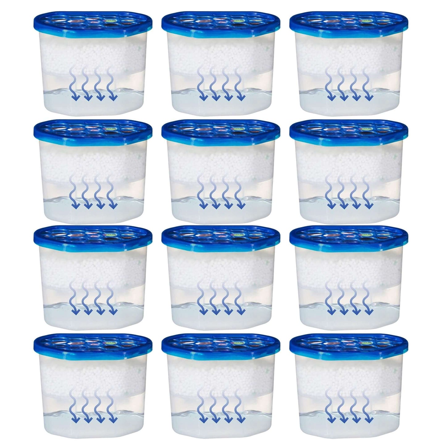 12 Pack / Interior Dehumidifier Use To Prevent Damp, Mildew, Mould and Condensation