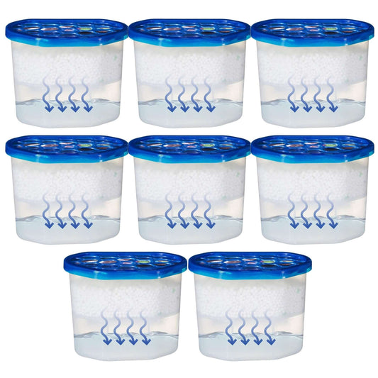 8 Pack / Interior Dehumidifier Use To Prevent Damp, Mildew, Mould and Condensation