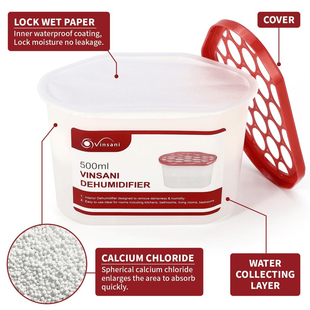 VINSANI 10pk dehumidifiers with hydrophilic crystals stopping damp
