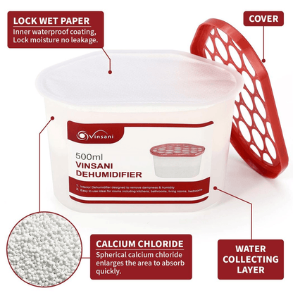 VINSANI 10pk dehumidifiers with hydrophilic crystals stopping damp