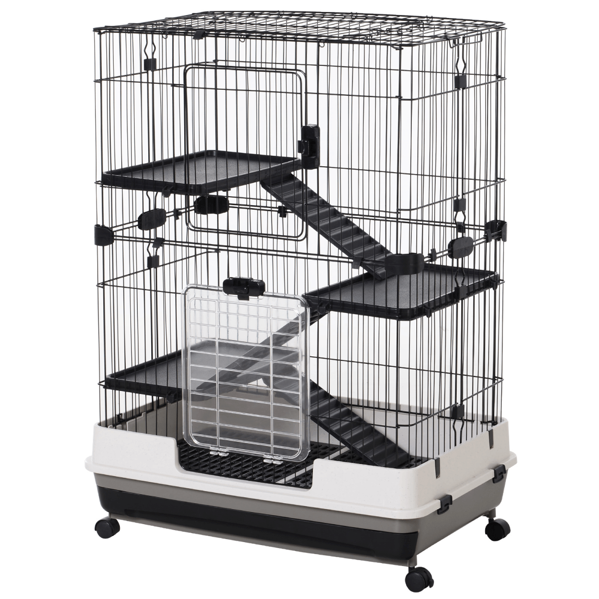 3 Tier Small Animal Cage Pet Play House for Rabbits Ferret Chinchilla With Ramp