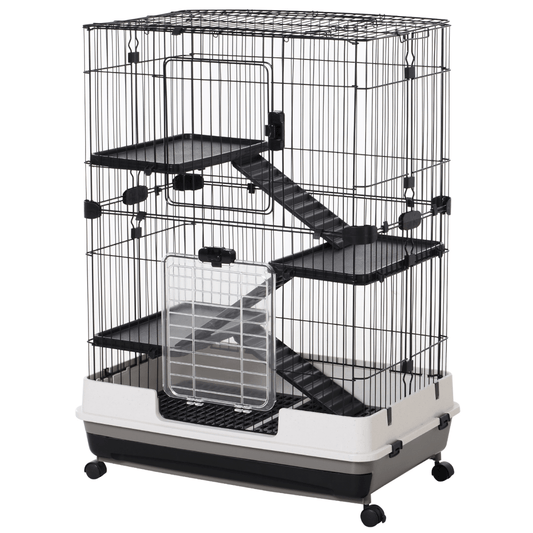 3 Tier Small Animal Cage Pet Play House for Rabbits Ferret Chinchilla With Ramp