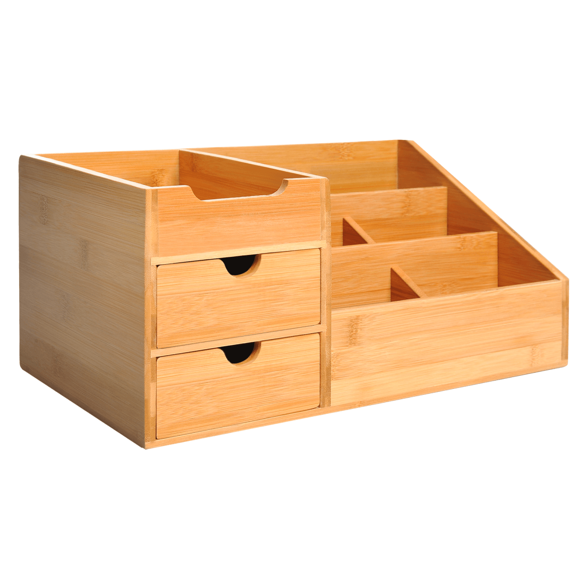 Bamboo Desktop Organiser For Home Office, School or Studio