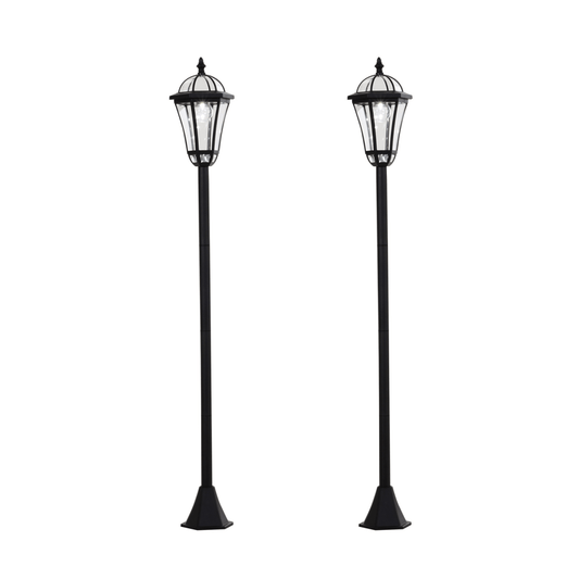 Solar Powered Garden Lamp Posts- 2 PCS LED Garden Lights