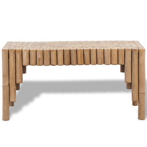 Rustic Eco-friendly Sustainable Bamboo Coffee Table