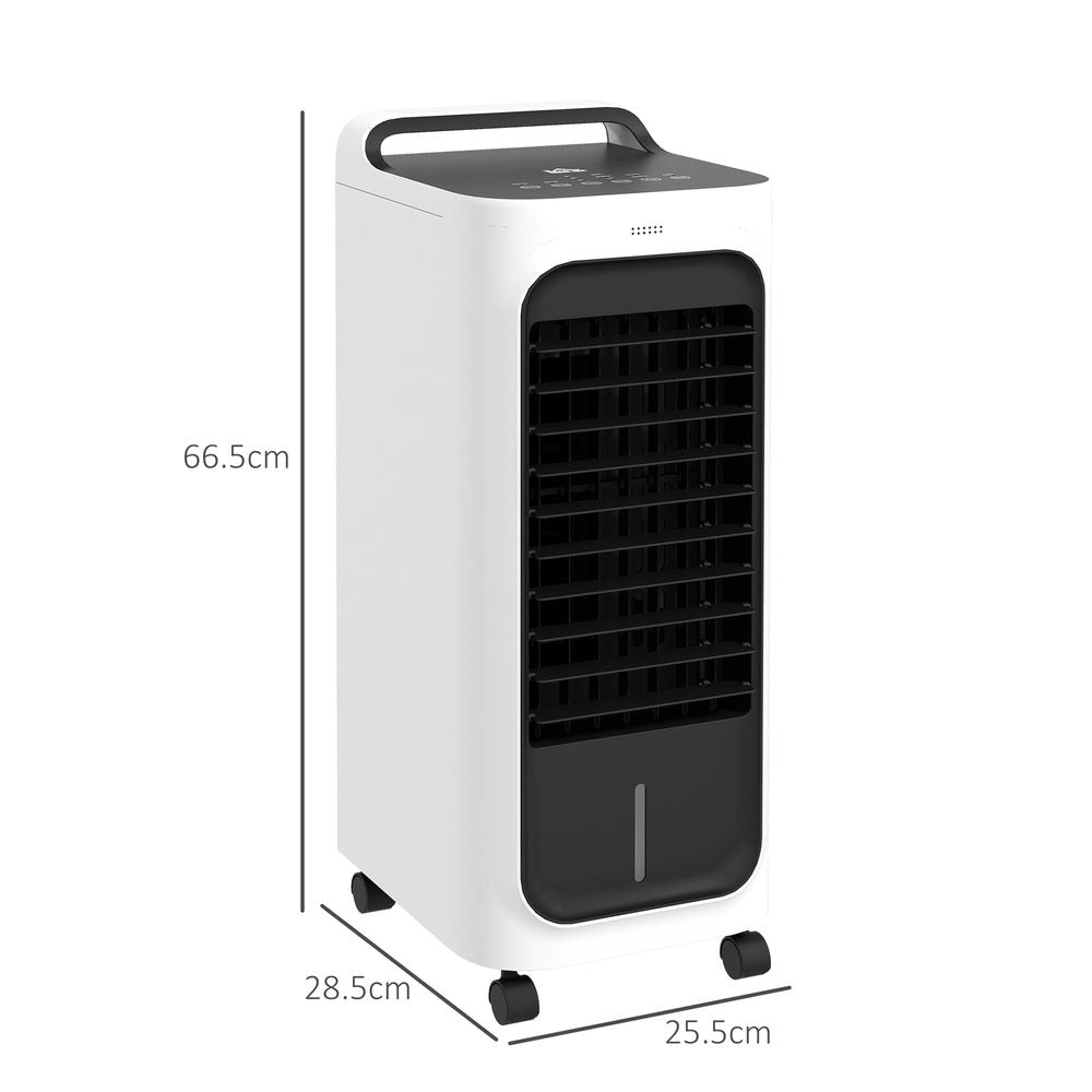 Mobile Air Cooler for Home Office, with Oscillation, Ice Packs