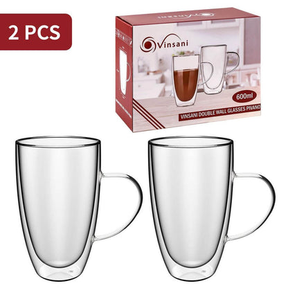 Double Wall Glasses Pivano Barware Set Of 2