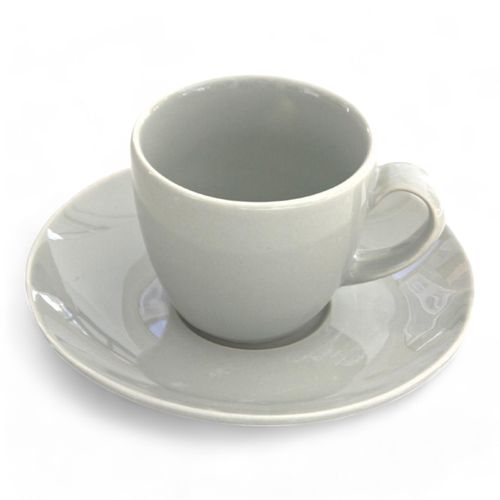 Porcelain Coffee, Tea, Espresso & Turkish Coffee Cup Light Grey