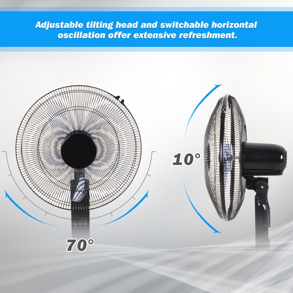 Oscillating Floor Fan Indoor Air Tower Standing