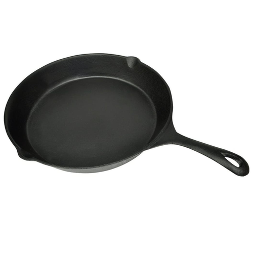 vidaXL Grill Fry Pan Cast Iron 30 cm Round