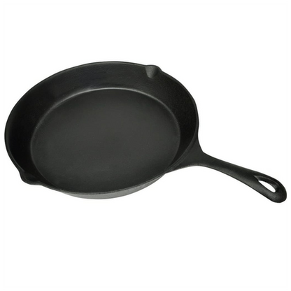 vidaXL Grill Fry Pan Cast Iron 30 cm Round