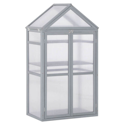 Garden Polycarbonate Cold Frame Greenhouse Grow House