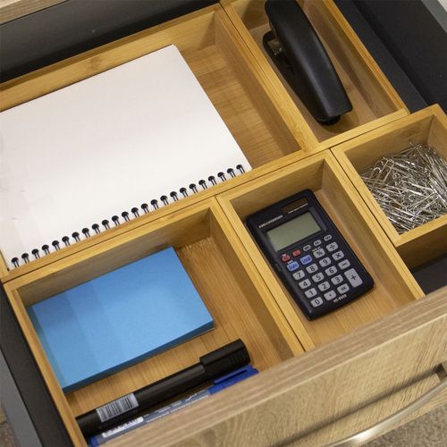 Bamboo Drawer Organiser - 5 Piece