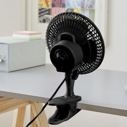 Neo Mini Clip Base Mount Desk Fan - Black