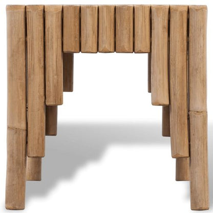 Rustic Eco-friendly Sustainable Bamboo Coffee Table