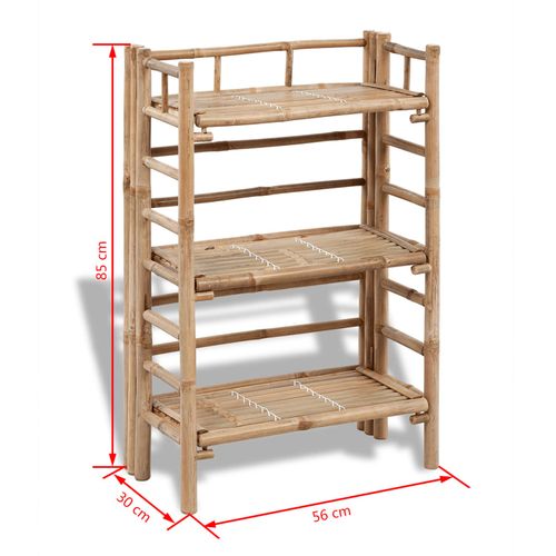 3-tier Eco-Friendly Bamboo Plant Rack