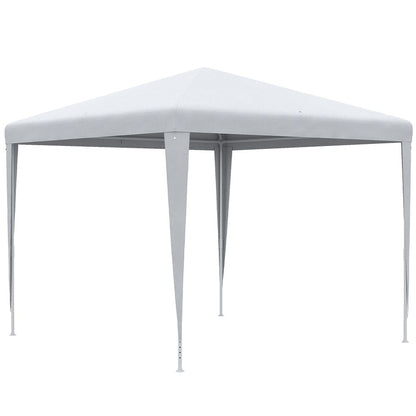 Garden Patio Gazebo Marquee Party Tent Wedding Canopy White 2.7 x 2.7m