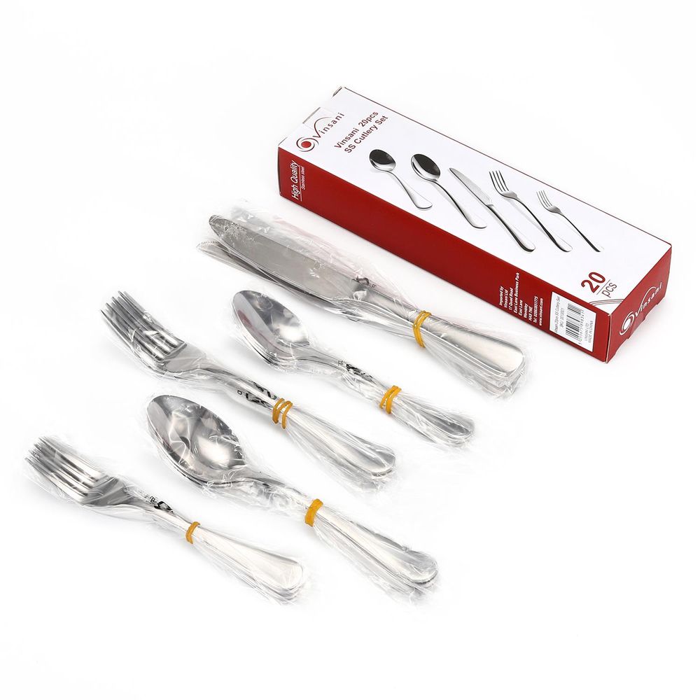 Vinsani 20pcs Stainless Steel Cutlery Set