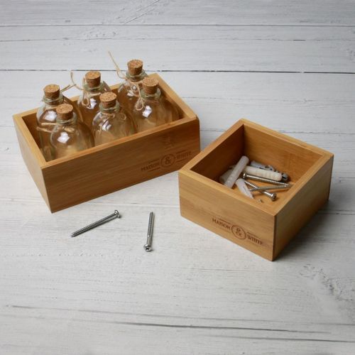 Bamboo Drawer Organiser - 5 Piece