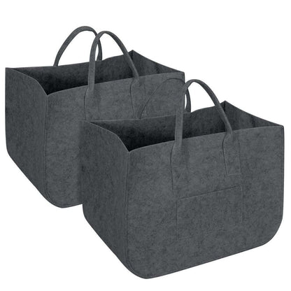 Felt Storage Baskets - 2pk