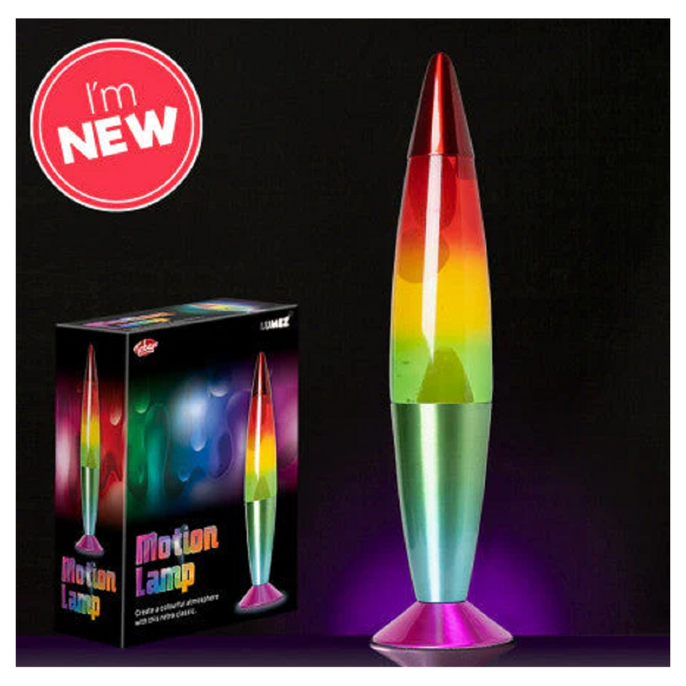 Tobar Lumez Motion Rainbow Lava Lamp