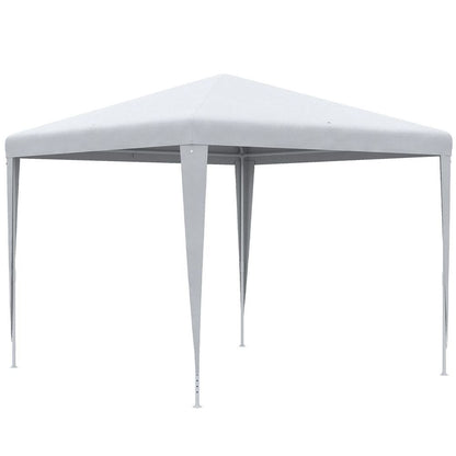 Garden Patio Gazebo Marquee Party Tent Wedding Canopy White 2.7 x 2.7m