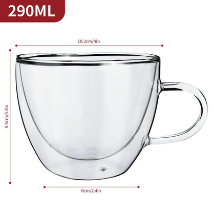 Double Wall Glasses Vaso Barware.