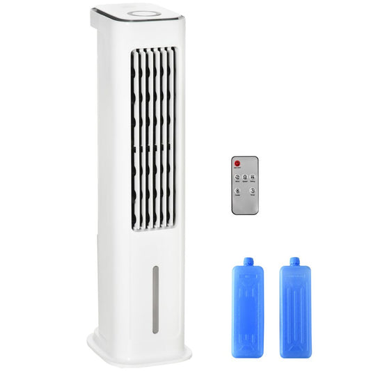 Evaporative Air Cooler with Timer Oscillating Tower Fan