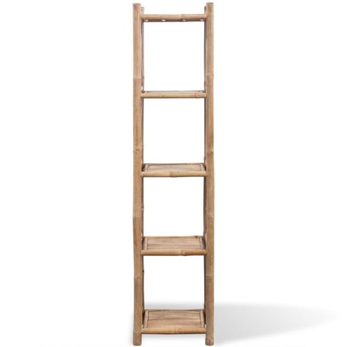 5-Tier Square Eco-Friendly Bamboo Shelf