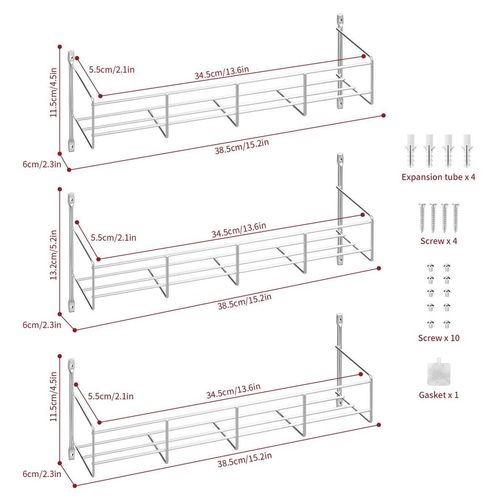 Vinsani 6 Tier Herb And Spice Rack