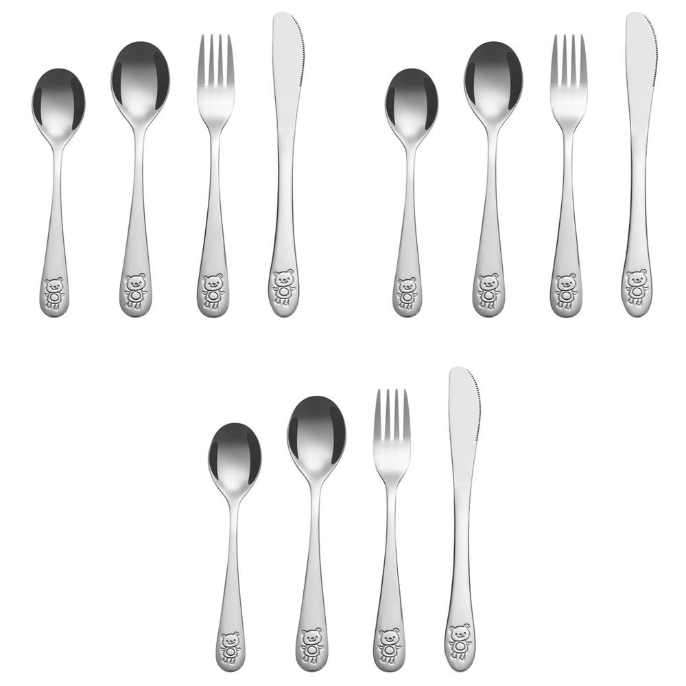 Jungle Kids Cutlery - 12 Pcs