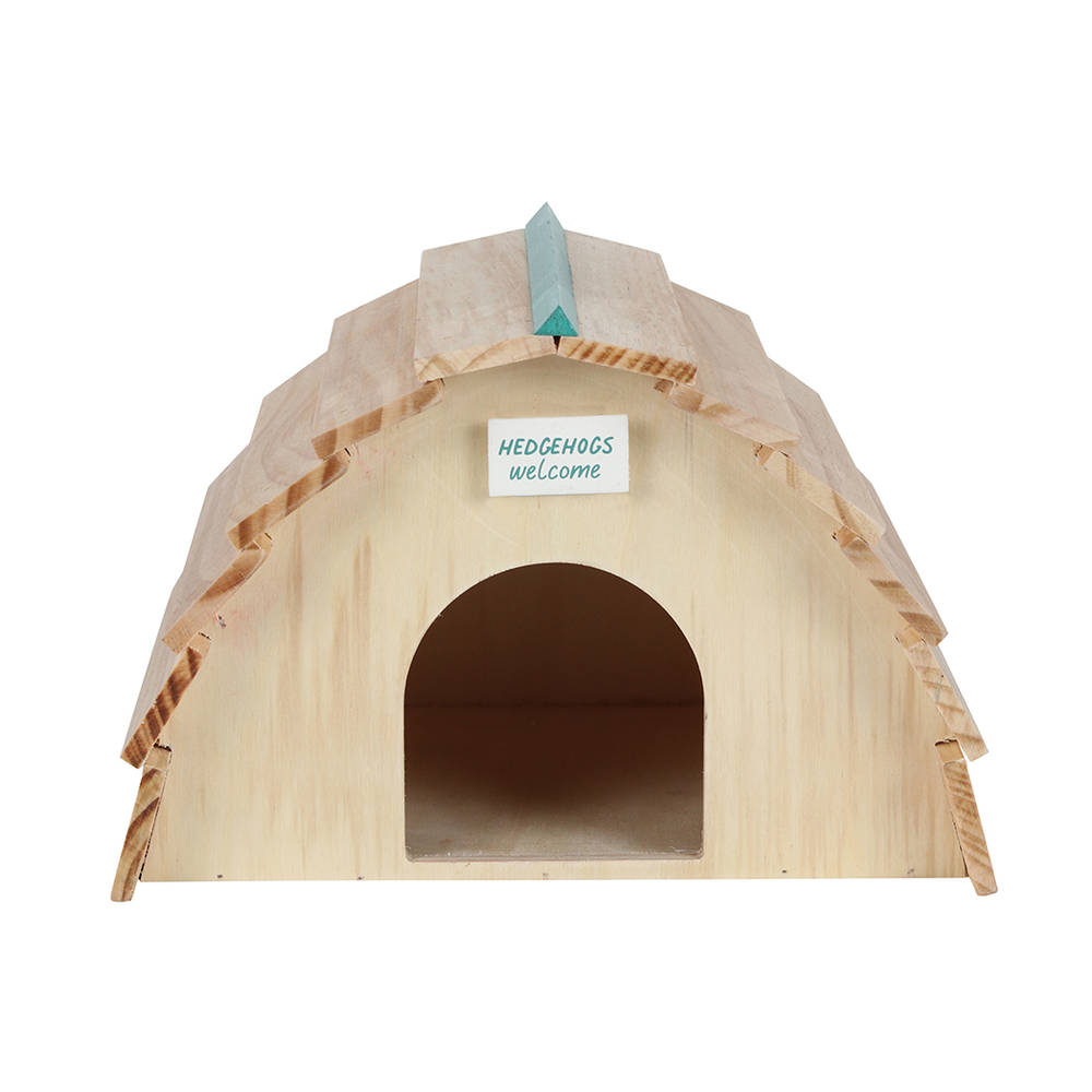 Wooden Hedgehog House