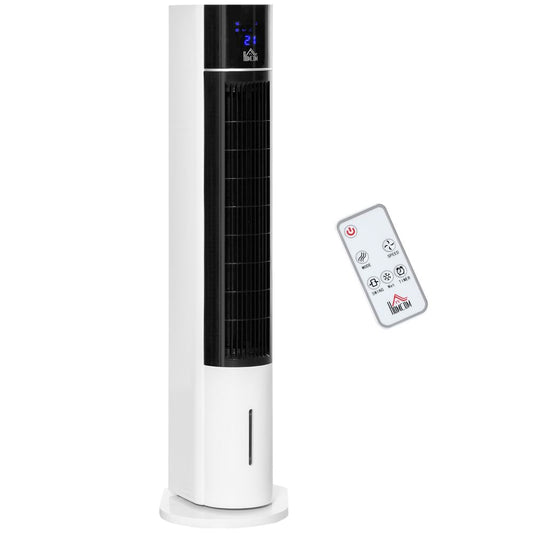 Bladeless Air Cooler, Evaporative Oscillating Tower Fan Humidifier Unit