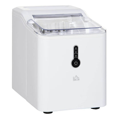 12kg Ice Maker Machine Counter Top Home Drink Equipment w/ Basket White