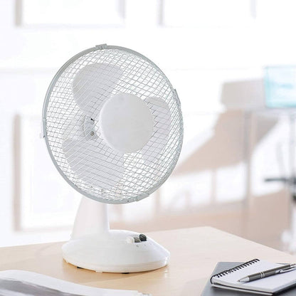 Daewoo 9" Desk Fan White