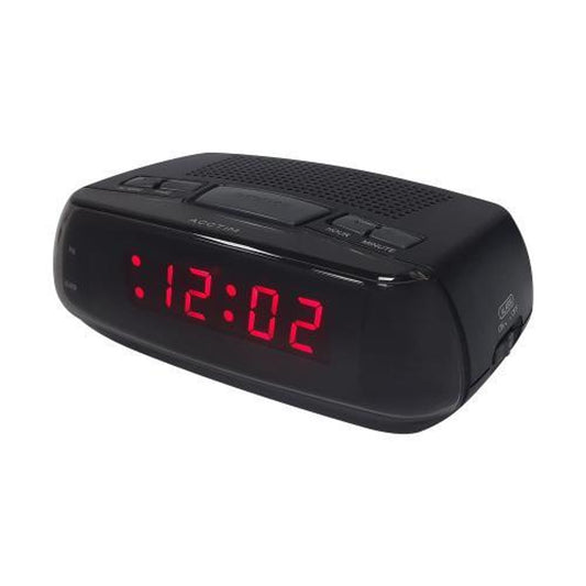 Acctim Miramar USB Digital Black Alarm Clock