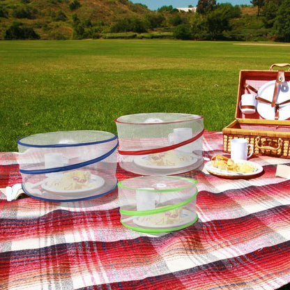 3PK Collapsible Pop Up Food Covers To Keep Out Flying Pests